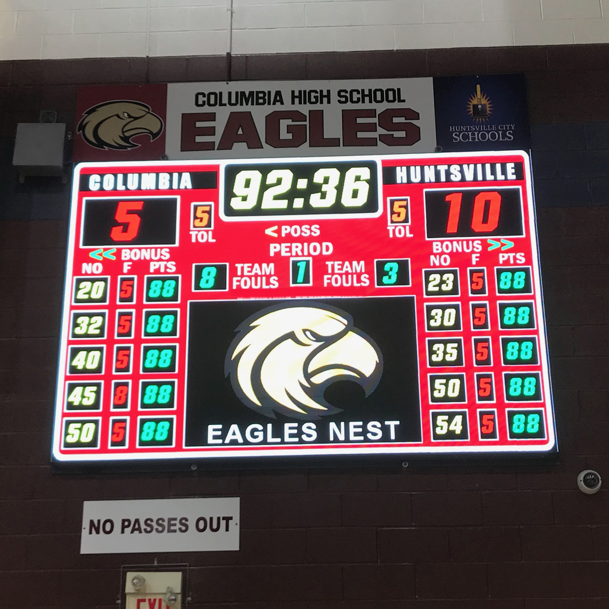 Gym Video Scoreboard