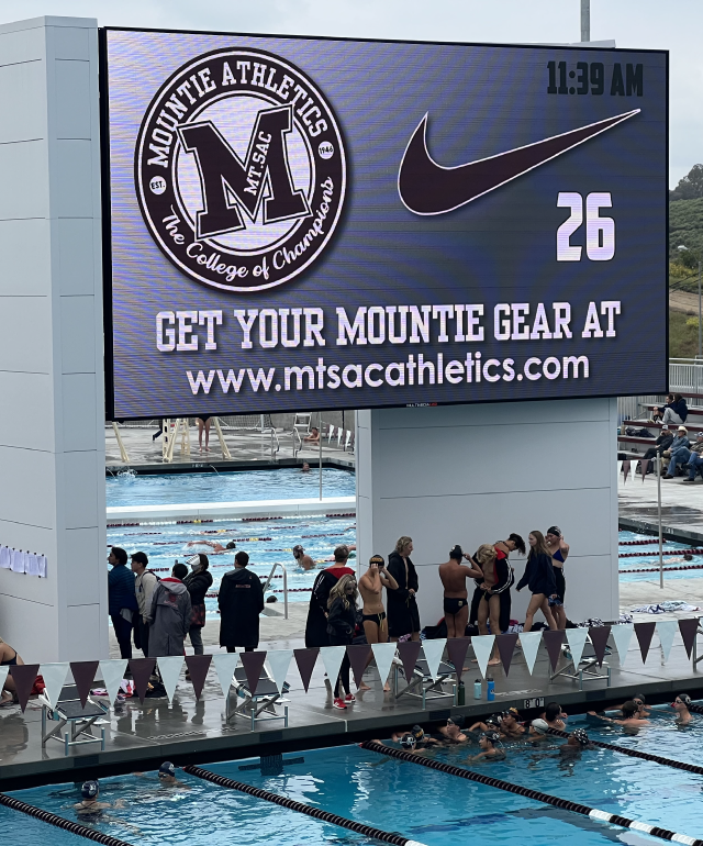 Mt. SAC athletics LED video display